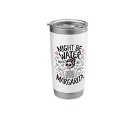 Might Be Water Might Be Margarita, Cinco de Mayo Skeleton Stainless Steel Insulated Tumbler
