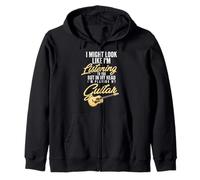 Might Look Like m Listening To You Guitar Guitar Zip Hoodie