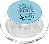 Mightier than the waves of the sea is his love PopSockets PopGrip for MagSafe