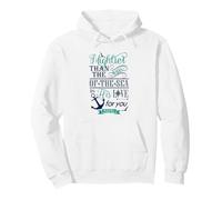 Mightier than the waves of the sea is his love Pullover Hoodie