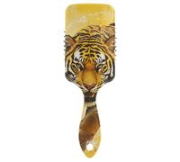 Mighty Animal Realistic Style Yellow smooth hairbrush for fine Designed scalp massager for short hair with Ergonomic handle cepillos para cabello