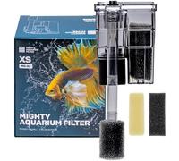 Mighty Aquarium Hang On Back Filter - Aquarium HOB Filter - Adjustable Fish Tank Filter - Aquarium Filters - Nano Aquarium Filter - Fish Aquarium Filter - Hang On Back Aquarium Filter (1-3 Gallons)
