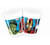 Mighty Avengers 99976 Party Cups, 200ml, Pack of 8, Blue