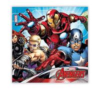 Mighty Avengers Party Napkins 2-Ply Pack of 20 Napkins, one-Size