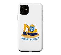 Mighty Bucket Kids Cute Shark Excavator Construction Case for iPhone 11