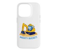 Mighty Bucket Kids Cute Shark Excavator Construction Case for iPhone 14 Pro