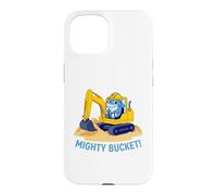 Mighty Bucket Kids Cute Shark Excavator Construction Case for iPhone 15