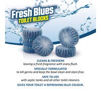 Mighty Burst Fresh Blues Toilet Block 12 Pack Cistern Blocks That Fres