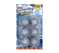 Mighty Burst Fresh Blues Toilet Block, 6 Pack, Cistern Blocks that Freshen, Clea