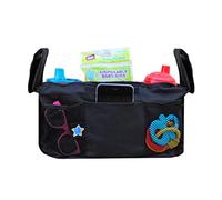 Mighty Clean Baby Stroller Organizer - Fits Most Strollers and Includes Two Deep Insulated Cup Holders to Keep Bottles Warm and Drinks Cold