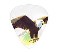 Mighty eagle Printed pick set - 12 pieces, thin, medium and thick guitar picks, suitable for guitar, bass, electric guitar and ukulele
