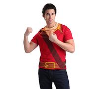Mighty Fine Men's Gaston Fancy Dress Costume T-Shirt Small