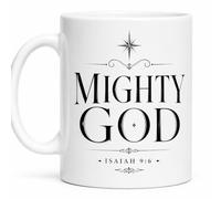 Mighty God Isaiah 9:6 Christian Scripture Gift Mug