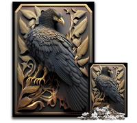 Mighty Golden Eagle1000 Piece Jigsaw Puzzles for Adults Challenging Brain Teaser for Teenagers Family Game Night Fun 1000 PCS(38x26cm)