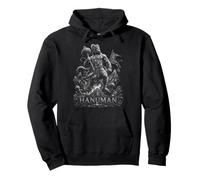 Mighty HANUMAN Epic Hindu Monkey And God Warrior Pullover Hoodie