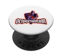 Mighty Herculean Warrior 80th Birthday Octogenarian PopSockets Adhesive PopGrip