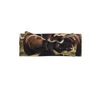 Mighty Highland Yak Baby Headband with Cute Bow, Soft Polyester Knot Turban for Infants, Stretchy and Stylish