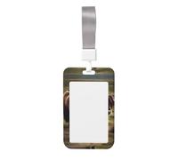Mighty Highland Yak Card Badge Holder Card Protector Suitable for Office Workers Managers and Employees
