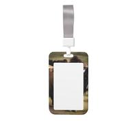 Mighty Highland Yak Card Badge Holder. Durable Abs Material, Clear Id Display, Suitable for Office, Event, Meeting, Easy Identification.