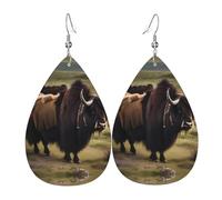 Mighty Highland Yak Teardrop earrings are perfect for holiday gatherings parties or family dinner decorations.