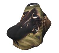 Mighty Highland Yak Versatile full-print Stroller Chair Cover/Nursing Cover, specially designed for your baby