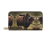 Mighty Highland Yak Wallet Hand-Held Coin Purse Fashionable and Versatile Long Can Hold Mobile Phones Coins Keys