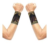 Mighty Highland Yak Wrist sleeve.Elastic Athletic Sleeve Pair,