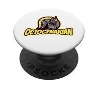 Mighty Knight 80th to 89th Birthday PopSockets Adhesive PopGrip