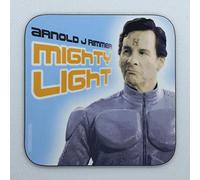 Mighty Light - Arnold J Rimmer from Red Dwarf - Drinks Coaster - Hardboard - 9cm x 9cm - Gloss Finish