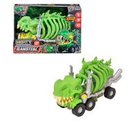 Teamsterz Mighty Machines T-Rex Rib Cage Car Transporter | Dinosaur Car Track Set | Monster Cars Playset With Die-Cast Car | Kid’s Play Figures And Vehicle Toy Transporter| Ages 3+