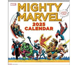 Mighty Marvel 2025 Wall Calendar: A Reissue of the 1975 Classic