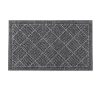 Mighty Mats Eco Contours Door Mat - Indoor & Outdoor Absorbent Entrance Door Mat - Dirt Trapper Door Rug with Rubber Back - Parquet, 45 x 75cm