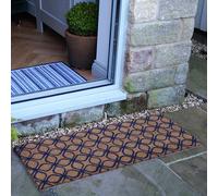 Mighty Mats Patio Latex Geo Cut Pile Doormat - 38x98cm