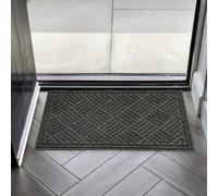 Mighty Mats Scratchy Scrape Grey Doormat - 45x75cm