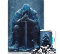 Mighty Medieval Knight 1000 Piece Jigsaw Puzzle for Adults Teens,Educational Games Home Decoration Deal As Gifts for The Whole Family 38x26cm