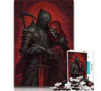 Mighty Medieval Knight 1000 Piece Jigsaw Puzzles for Adults & Teens,Decompressing Intellectual Educational Toy Birthday Present,Gifts,Wall Art (50x75cm)