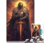 Mighty Medieval Knight 1000 Piece Jigsaw Puzzles for Teenagers Gifts,Educational Games Home Decoration Deal As Gifts for The Whole Family (75x50cm)