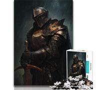 Mighty Medieval Knight Jigsaws Puzzles 1000 Pieces for Adults Gifts,Challenging Game And Family Play Wall Decoration Unique Birthday And Xmas Gifts 38x26cm