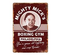 Mighty Mick's Boxing Gym - Maroon - Small Sticky Pads | Printed Metal Wall Sign Plaque