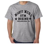 Mighty Mick's Boxing Gym Rocky Movie Inspired Training Mens T-Shirt (X-Large) Sports Grey