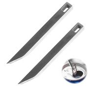 Mighty Mini Bar, Ultra Minimalist Slim Prybar Multitool, Portable Multitool EDC Gearbox, Key Ring Pry Tool, Pack of 2