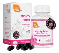 Mighty Mini Prenatal Vitamin with DHA & Folate - Certified Kosher - All Natural Prenatal Vitamins - Multivitamin for Pregnant Women - 19 Prenatal Vitamins Including Folic Acid (90 Softgels)