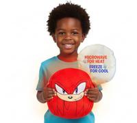 Mighty Mojo Knuckles Pouch Pal -10”- Heatable & Cooling Plush Pillow with All-Natural Seed Pouch | Microwavable Comfort for Toddlers | Huggable, Ready for Kids & Fans | from Sonic The Hedgehog