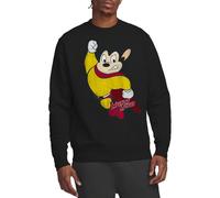 Mighty Mouse Classic Hero Crew Sweatshirt, Black, Large