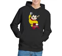 Mighty Mouse Classic Hero Hoodie, Black, Large