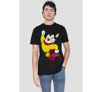 Mighty Mouse Classic Hero T-Shirt, Black Paramount Home Entertainment Black 5XL
