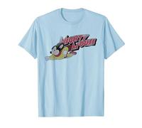Mighty Mouse Mighty Retro T-Shirt, Men, Baby Blue, Medium