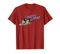 Mighty Mouse Mighty Retro T-Shirt, Men, Cranberry Red, 3X-Large