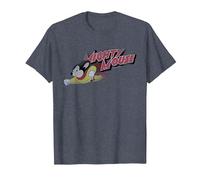 Mighty Mouse Mighty Retro T-Shirt, Men, Heather Blue, Medium