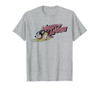 Mighty Mouse Mighty Retro T-Shirt, Men, Heather Grey, Large